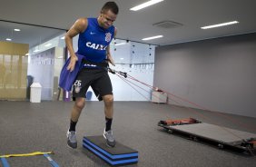 Durante o treino desta tarde no CT Joaquim Grava, zona leste de So Paulo. O prximo jogo da equipe ser amanh, sbado, dia 25/01, contra o So Bernardo, no estdio do Pacaembu, jogo vlido pela terceira rodada do Campeonato Paulista 2014