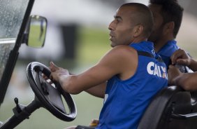 Durante o treino desta tarde no CT Joaquim Grava, zona leste de So Paulo. O prximo jogo da equipe ser amanh, sbado, dia 25/01, contra o So Bernardo, no estdio do Pacaembu, jogo vlido pela terceira rodada do Campeonato Paulista 2014