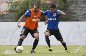 Durante o treino desta tarde no CT Joaquim Grava, zona leste de So Paulo. O prximo jogo da equipe ser amanh, sbado, dia 25/01, contra o So Bernardo, no estdio do Pacaembu, jogo vlido pela terceira rodada do Campeonato Paulista 2014