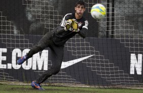 Durante o treino desta tarde no CT Joaquim Grava, zona leste de So Paulo. O prximo jogo da equipe ser amanh, sbado, dia 25/01, contra o So Bernardo, no estdio do Pacaembu, jogo vlido pela terceira rodada do Campeonato Paulista 2014