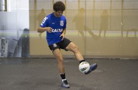 Durante o treino desta tarde no CT Joaquim Grava, zona leste de So Paulo. O prximo jogo da equipe ser amanh, sbado, dia 25/01, contra o So Bernardo, no estdio do Pacaembu, jogo vlido pela terceira rodada do Campeonato Paulista 2014