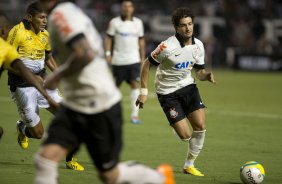 Durante a partida entre Corinthians x So Bernardo, realizada esta noite no estdio do Pacaembu, vlida pela 3 rodada do Campeonato Paulista de 2014