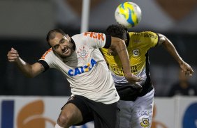 Durante a partida entre Corinthians x So Bernardo, realizada esta noite no estdio do Pacaembu, vlida pela 3 rodada do Campeonato Paulista de 2014