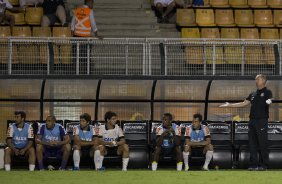 Durante a partida entre Corinthians x So Bernardo, realizada esta noite no estdio do Pacaembu, vlida pela 3 rodada do Campeonato Paulista de 2014