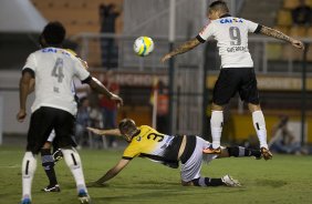 Durante a partida entre Corinthians x So Bernardo, realizada esta noite no estdio do Pacaembu, vlida pela 3 rodada do Campeonato Paulista de 2014