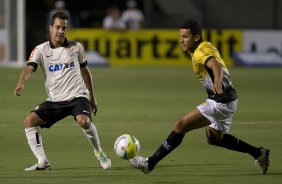 Durante a partida entre Corinthians x So Bernardo, realizada esta noite no estdio do Pacaembu, vlida pela 3 rodada do Campeonato Paulista de 2014