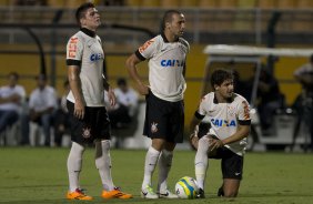 Durante a partida entre Corinthians x So Bernardo, realizada esta noite no estdio do Pacaembu, vlida pela 3 rodada do Campeonato Paulista de 2014