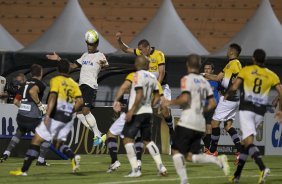 Durante a partida entre Corinthians x So Bernardo, realizada esta noite no estdio do Pacaembu, vlida pela 3 rodada do Campeonato Paulista de 2014