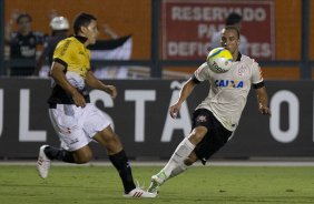 Durante a partida entre Corinthians x So Bernardo, realizada esta noite no estdio do Pacaembu, vlida pela 3 rodada do Campeonato Paulista de 2014