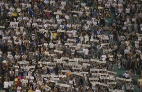 Durante a partida entre Corinthians x So Bernardo, realizada esta noite no estdio do Pacaembu, vlida pela 3 rodada do Campeonato Paulista de 2014