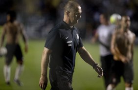 Durante a partida entre Corinthians x So Bernardo, realizada esta noite no estdio do Pacaembu, vlida pela 3 rodada do Campeonato Paulista de 2014