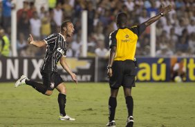 Durante a partida entre Santos x Corinthians, realizada esta noite no estdio da Vila Belmiro, vlida pela 4 rodada do Campeonato Paulista de 2014