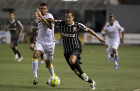 Durante a partida entre Santos x Corinthians, realizada esta noite no estdio da Vila Belmiro, vlida pela 4 rodada do Campeonato Paulista de 2014