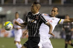 Durante a partida entre Santos x Corinthians, realizada esta noite no estdio da Vila Belmiro, vlida pela 4 rodada do Campeonato Paulista de 2014