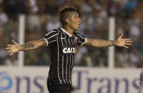 Durante a partida entre Santos x Corinthians, realizada esta noite no estdio da Vila Belmiro, vlida pela 4 rodada do Campeonato Paulista de 2014