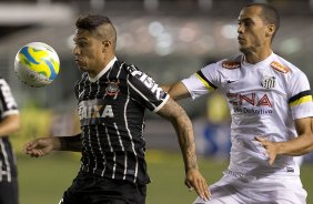 Durante a partida entre Santos x Corinthians, realizada esta noite no estdio da Vila Belmiro, vlida pela 4 rodada do Campeonato Paulista de 2014
