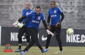 Durante o treino desta tarde no CT Joaquim Grava, zona leste de So Paulo. O prximo jogo da equipe ser amanh, dia 05/02, quarta-feira, contra o Bragantino, no estdio do Pacaembu, jogo vlido pela 6 rodada do Campeonato Paulista 2014