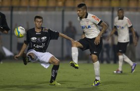 Durante a partida entre Corinthians x Bragantino, realizada esta noite no estdio do Pacaembu, vlida pela 6 rodada do Campeonato Paulista de 2014