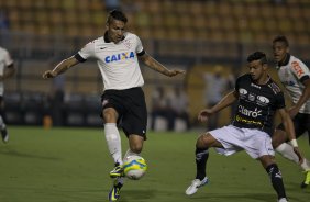 Durante a partida entre Corinthians x Bragantino, realizada esta noite no estdio do Pacaembu, vlida pela 6 rodada do Campeonato Paulista de 2014