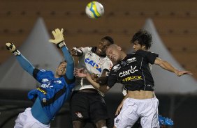 Durante a partida entre Corinthians x Bragantino, realizada esta noite no estdio do Pacaembu, vlida pela 6 rodada do Campeonato Paulista de 2014