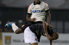 Durante a partida entre Corinthians x Bragantino, realizada esta noite no estdio do Pacaembu, vlida pela 6 rodada do Campeonato Paulista de 2014