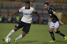 Durante a partida entre Corinthians x Bragantino, realizada esta noite no estdio do Pacaembu, vlida pela 6 rodada do Campeonato Paulista de 2014