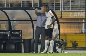 Durante a partida entre Corinthians x Bragantino, realizada esta noite no estdio do Pacaembu, vlida pela 6 rodada do Campeonato Paulista de 2014