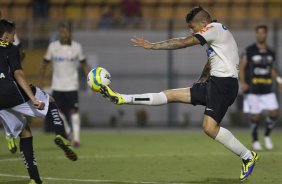 Durante a partida entre Corinthians x Bragantino, realizada esta noite no estdio do Pacaembu, vlida pela 6 rodada do Campeonato Paulista de 2014
