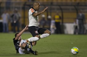 Durante a partida entre Corinthians x Bragantino, realizada esta noite no estdio do Pacaembu, vlida pela 6 rodada do Campeonato Paulista de 2014