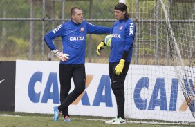 Durante o treino desta manh no CT Joaquim Grava, Parque Ecolgico do Tiete, zona leste da cidade. O prximo jogo da equipe ser amanh, dia 16/02, domingo, contra Palmeiras, no estdio do Pacaembu, vlido pela 8 rodada do Campeonato Paulista 2014
