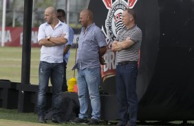 Durante o treino esta tarde no CT Joaquim Grava, Parque Ecolgico do Tiete, zona leste de So Paulo. O prximo jogo da equipe ser quarta-feira, dia 19/02, contra o Oeste de Itpolis, no estdio Benedito Teixeira, em Rio Preto, vlido pela 9 rodada do Campeonato Paulista 2014