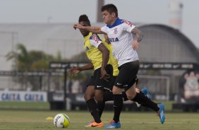 Durante o treino esta tarde no CT Joaquim Grava, Parque Ecolgico do Tiete, zona leste de So Paulo. O prximo jogo da equipe ser quarta-feira, dia 19/02, contra o Oeste de Itpolis, no estdio Benedito Teixeira, em Rio Preto, vlido pela 9 rodada do Campeonato Paulista 2014