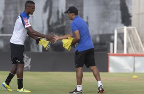 Durante o treino esta tarde no CT Joaquim Grava, Parque Ecolgico do Tiete, zona leste de So Paulo. O prximo jogo da equipe ser quarta-feira, dia 19/02, contra o Oeste de Itpolis, no estdio Benedito Teixeira, em Rio Preto, vlido pela 9 rodada do Campeonato Paulista 2014