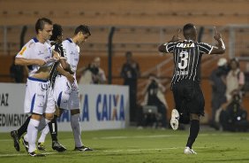 Durante a partida entre Corinthians x Rio Claro, realizada esta noite no estádio do Pacaembu, válida pela 10ª rodada do Campeonato Paulista de 2014
