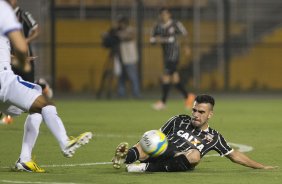 Durante a partida entre Corinthians x Rio Claro, realizada esta noite no estádio do Pacaembu, válida pela 10ª rodada do Campeonato Paulista de 2014