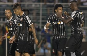 Durante a partida entre Corinthians x Rio Claro, realizada esta noite no estádio do Pacaembu, válida pela 10ª rodada do Campeonato Paulista de 2014