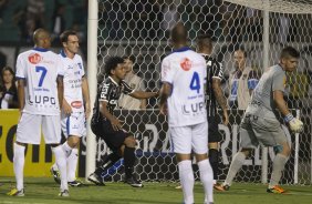 Durante a partida entre Corinthians x Rio Claro, realizada esta noite no estádio do Pacaembu, válida pela 10ª rodada do Campeonato Paulista de 2014