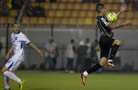 Durante a partida entre Corinthians x Rio Claro, realizada esta noite no estádio do Pacaembu, válida pela 10ª rodada do Campeonato Paulista de 2014