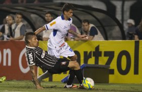 Durante a partida entre Corinthians x Rio Claro, realizada esta noite no estádio do Pacaembu, válida pela 10ª rodada do Campeonato Paulista de 2014