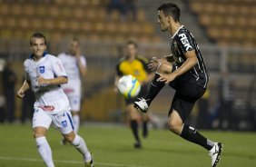 Durante a partida entre Corinthians x Rio Claro, realizada esta noite no estádio do Pacaembu, válida pela 10ª rodada do Campeonato Paulista de 2014