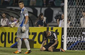 Durante a partida entre Corinthians x Rio Claro, realizada esta noite no estádio do Pacaembu, válida pela 10ª rodada do Campeonato Paulista de 2014