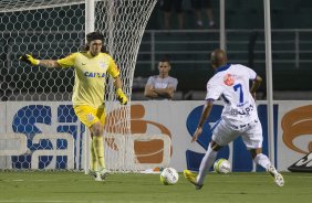 Durante a partida entre Corinthians x Rio Claro, realizada esta noite no estádio do Pacaembu, válida pela 10ª rodada do Campeonato Paulista de 2014