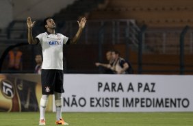 Durante a partida entre Corinthians x Comercial/RP, realizada esta noite no estádio do Pacaembu, válida pela 11ª rodada do Campeonato Paulista de 2014