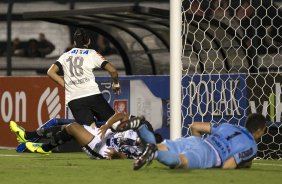 Durante a partida entre Corinthians x Comercial/RP, realizada esta noite no estádio do Pacaembu, válida pela 11ª rodada do Campeonato Paulista de 2014