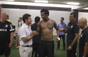 Durante a partida entre Corinthians x Comercial/RP, realizada esta noite no estádio do Pacaembu, válida pela 11ª rodada do Campeonato Paulista de 2014