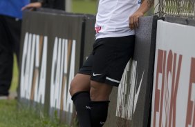 Durante o treino desta tarde no CT Joaquim Grava, Parque Ecolgico do Tiete, zona leste de So Paulo. O prximo jogo da equipe ser domingo, dia 16/03, contra a Penapolense, no estdio Tenente Carrio, vlido pela 14 rodada do Campeonato Paulista 2014