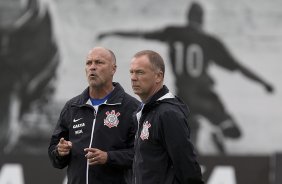 Durante o treino desta tarde no CT Joaquim Grava, Parque Ecolgico do Tiete, zona leste de So Paulo. O prximo jogo da equipe ser domingo, dia 16/03, contra a Penapolense, no estdio Tenente Carrio, vlido pela 14 rodada do Campeonato Paulista 2014