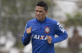 Durante o treino desta tarde no CT Joaquim Grava, Parque Ecolgico do Tiete, zona leste de So Paulo. O prximo jogo da equipe ser domingo, dia 16/03, contra a Penapolense, no estdio Tenente Carrio, vlido pela 14 rodada do Campeonato Paulista 2014