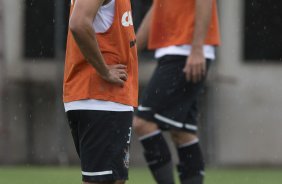 Durante o treino desta tarde no CT Joaquim Grava, Parque Ecolgico do Tiete, zona leste de So Paulo. O prximo jogo da equipe ser domingo, dia 16/03, contra a Penapolense, no estdio Tenente Carrio, vlido pela 14 rodada do Campeonato Paulista 2014