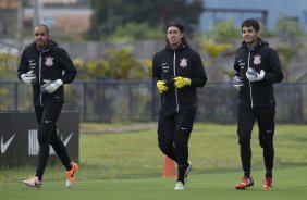 Durante o treino desta tarde no CT Joaquim Grava, Parque Ecolgico do Tiete, zona leste de So Paulo. O prximo jogo da equipe ser domingo, dia 16/03, contra a Penapolense, no estdio Tenente Carrio, vlido pela 14 rodada do Campeonato Paulista 2014